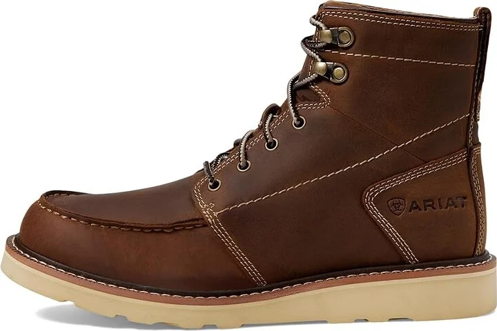Ariat Recon Lace Men's Lace-up Boots Distressed Brown : 7.5 D - Medium, Leather - Image 7