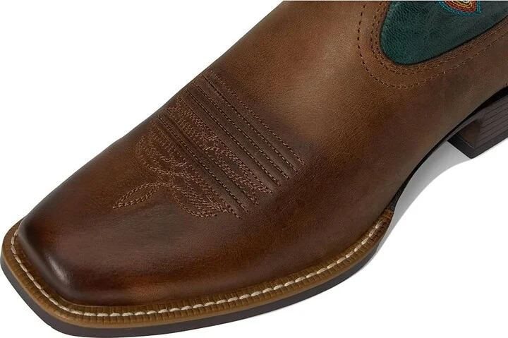 Ariat Renegade Cowboy Boots Vintage Oak/Deep Teal : 13 EE - Wide, Leather - Image 2