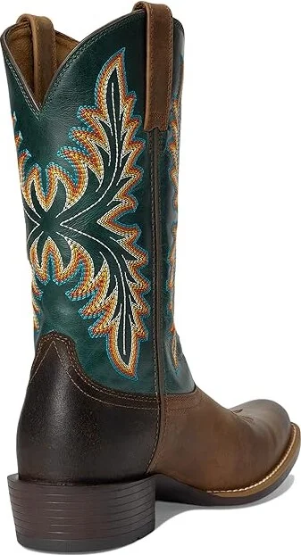 Ariat Renegade Cowboy Boots Vintage Oak/Deep Teal : 13 EE - Wide, Leather - Image 4