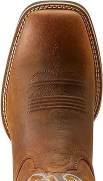 Ariat Ricochet Western Boots Men's Shoes Weathered Chestnut : 7 D - Medium, Leather - Image 2