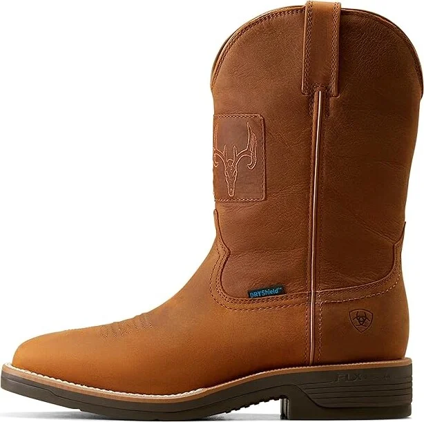 Ariat Ridgeback Country Waterproof Western Boots Men's Shoes Status Brown : 7 D - Medium, Leather - Image 4