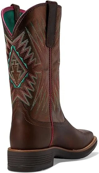 Ariat Ridgeback Western Boot Women's Shoes Distressed Tan : 5.5 B - Medium, Leather/Synthetic - Image 4
