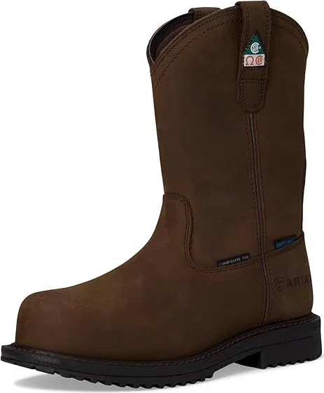 Ariat RigTEK II Waterproof Composite Toe Work Boots Men's Shoes Oily Distressed Brown : 7 D - Medium, Leather - Image 5
