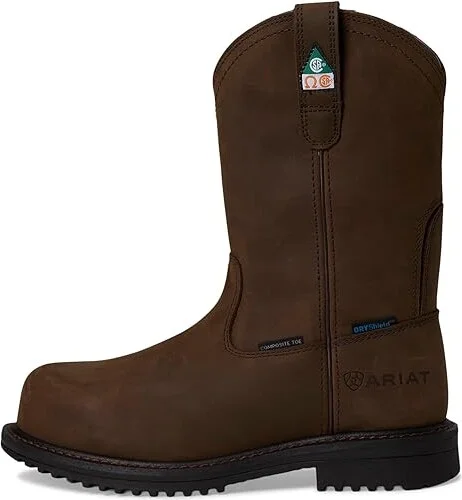 Ariat RigTEK II Waterproof Composite Toe Work Boots Men's Shoes Oily Distressed Brown : 7 D - Medium, Leather - Image 6