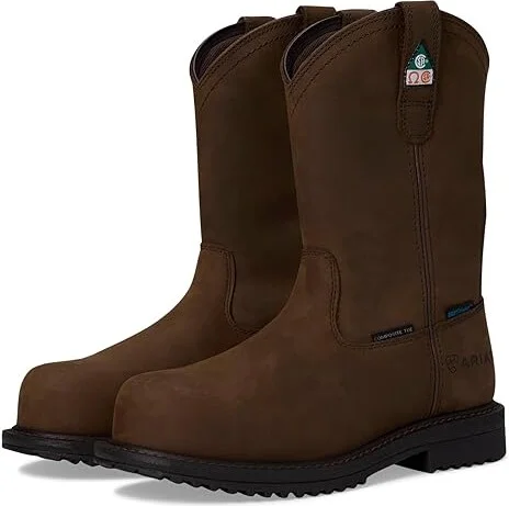 Ariat RigTEK II Waterproof Composite Toe Work Boots Men's Shoes Oily Distressed Brown : 7 D - Medium, Leather