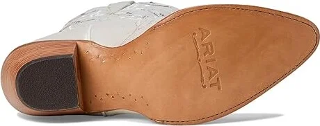 Ariat Romance Western Boots Women's Boots Pearly White : 6.5 B - Medium, Leather - Image 3