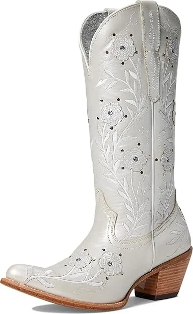 Ariat Romance Western Boots Women's Boots Pearly White : 6.5 B - Medium, Leather - Image 5