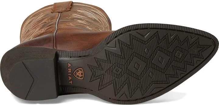 Ariat Round Up Collins Western Women's Boots Cowboy Women's Boots Mahogany : 7.5 B - Medium, Leather - Image 3