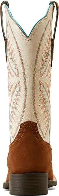 Ariat Round Up Ruidoso Western Boots Women's Shoes Cedar Roughout : 5.5 B - Medium, Leather - Image 3