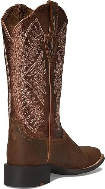 Ariat Round Up Ruidoso Western Boots Women's Shoes Pearl : 5.5 B - Medium, Leather - Image 4
