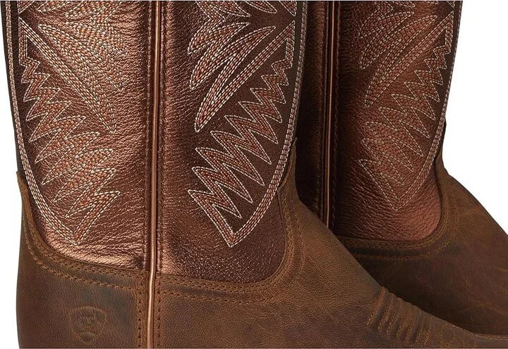 Ariat Round Up Ruidoso Western Boots Women's Shoes Pearl : 5.5 B - Medium, Leather - Image 7