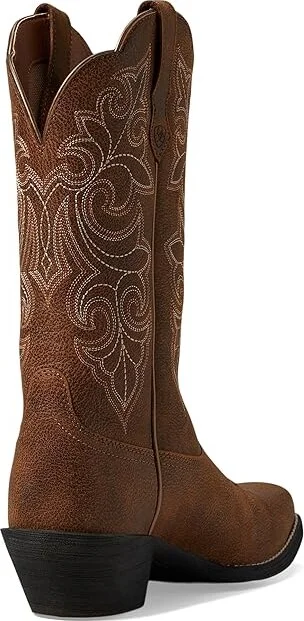 Ariat Round Up Square Toe Cowboy Women's Boots Vintage Bomber : 5.5 B - Medium, Full Grain leather/Leather - Image 5