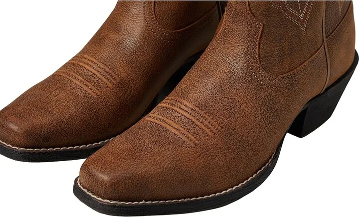 Ariat Round Up Square Toe Cowboy Women's Boots Vintage Bomber : 5.5 B - Medium, Full Grain leather/Leather - Image 8