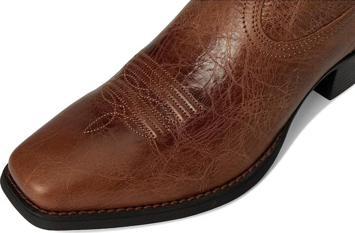 Ariat Round Up Square Toe Western Women's Boots Cowboy Women's Boots Ready Russet : 8.5 C - Wide, Leather - Image 2