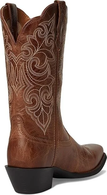 Ariat Round Up Square Toe Western Women's Boots Cowboy Women's Boots Ready Russet : 8.5 C - Wide, Leather - Image 4