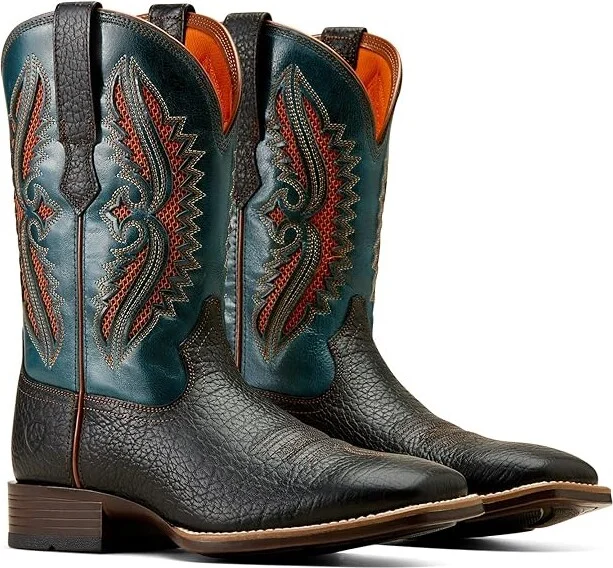 Ariat Rowder VentTek 360deg Western Boots Men's Shoes Black : 7 D - Medium, Leather