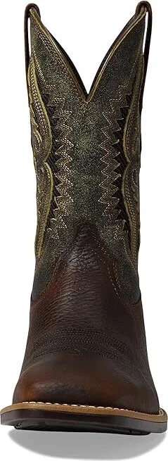 Ariat Rowder VentTek 360deg Western Boots Men's Shoes Rowdy Rust/Forest Green : 8 D - Medium, Leather - Image 2