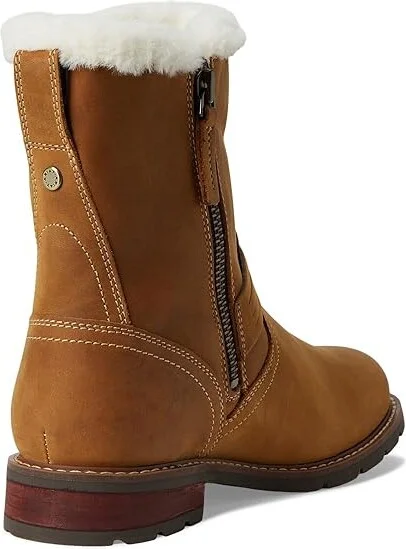 Ariat Savannah Sherpa Waterproof Women's Boots Cowboy Women's Boots Carmel Tan : 10 B - Medium, Leather - Image 4