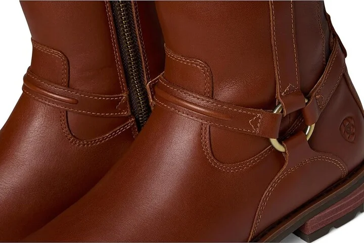 Ariat Scarlet Waterproof Boots Women's Shoes Cognac : 5.5 B - Medium, Leather - Image 7