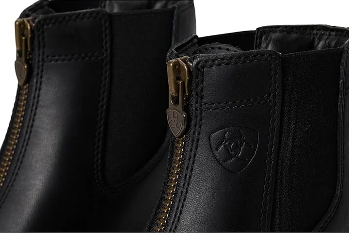 Ariat Scout Zip Paddock Women's Shoes Black : 5.5 B - Medium, Full Grain leather - Image 8