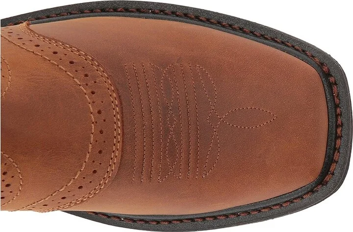 Ariat Sierra Wide Square Toe Cowboy Boots Aged Bark : 13 EE - Wide, Leather - Image 3