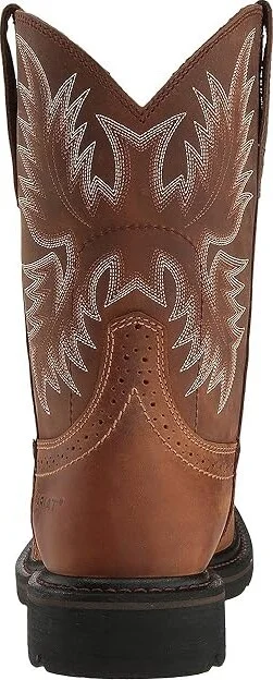Ariat Sierra Wide Square Toe Cowboy Boots Aged Bark : 13 EE - Wide, Leather - Image 5