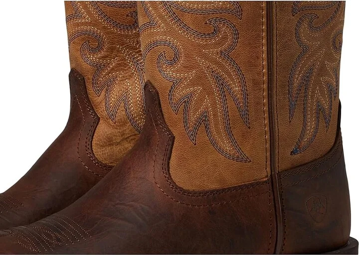 Ariat Slingshot Western Boots Men's Shoes Bartop Brown/Trusty Tan : 8.5 D - Medium, Leather - Image 5