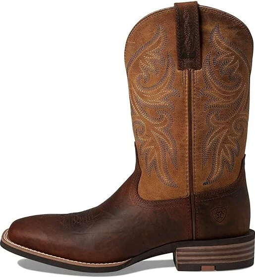 Ariat Slingshot Western Boots Men's Shoes Bartop Brown/Trusty Tan : 8.5 D - Medium, Leather - Image 6
