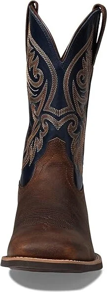 Ariat Slingshot Western Boots Men's Shoes Rowdy Rust/Dark Denim : 8 D - Medium, Leather - Image 2