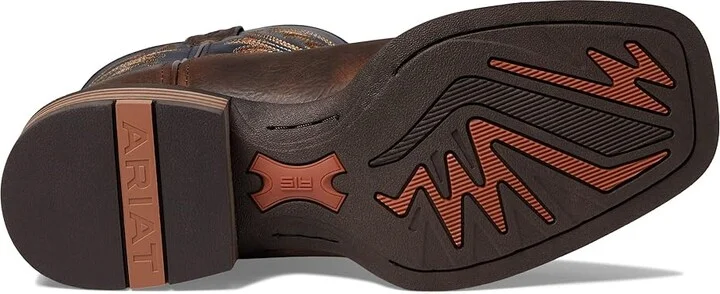 Ariat Slingshot Western Boots Men's Shoes Rowdy Rust/Dark Denim : 8 D - Medium, Leather - Image 3