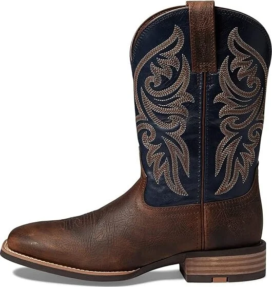 Ariat Slingshot Western Boots Men's Shoes Rowdy Rust/Dark Denim : 8 D - Medium, Leather - Image 5