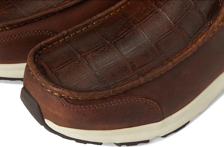 Ariat Spitfire Men's Lace-up Boots Brown Crocodile Print : 10.5 EE - Wide, Full Grain leather - Image 7