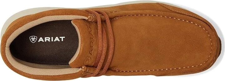 Ariat Spitfire Men's Lace-up Boots Natural Suede : 11.5 EE - Wide, Full Grain leather - Image 2