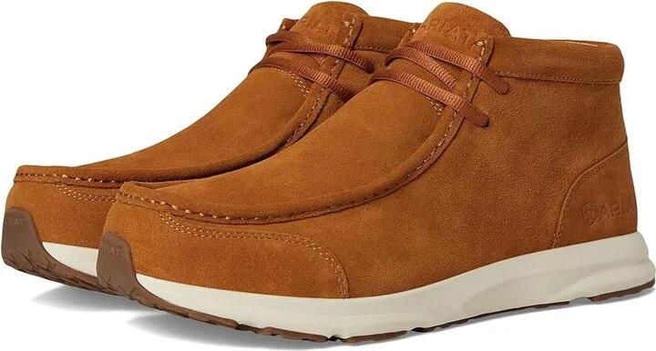 Ariat Spitfire Men's Lace-up Boots Natural Suede : 11.5 EE - Wide, Full Grain leather