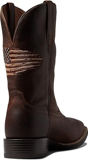 Ariat Sport All Country Western Boot Men's Shoes Cliff Brown : 8 EE - Wide, Leather - Image 4