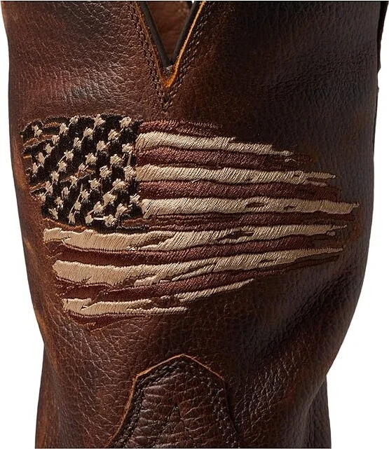 Ariat Sport All Country Western Boot Men's Shoes Cliff Brown : 8 EE - Wide, Leather - Image 6