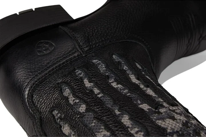 Ariat Sport My Country VentTEK Western Boot Men's Shoes Black Deertan/Black Camo Print : 7.5 D - Medium, Leather - Image 6