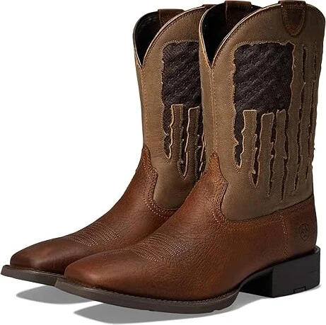 Ariat Sport My Country VentTEK Western Boot Men's Shoes Faithful Brown : 7 D - Medium, Leather