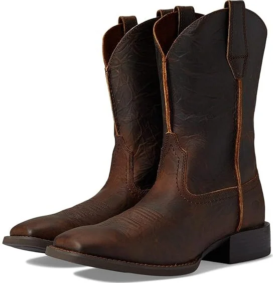 Ariat Sport Rambler Western Boot Men's Shoes Bartop Brown : 7 D - Medium, Leather