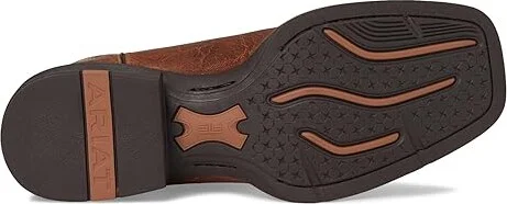 Ariat Sport Rodeo Cowboy Boots Aged Tan Elephant Print : 11 M, Leather - Image 3