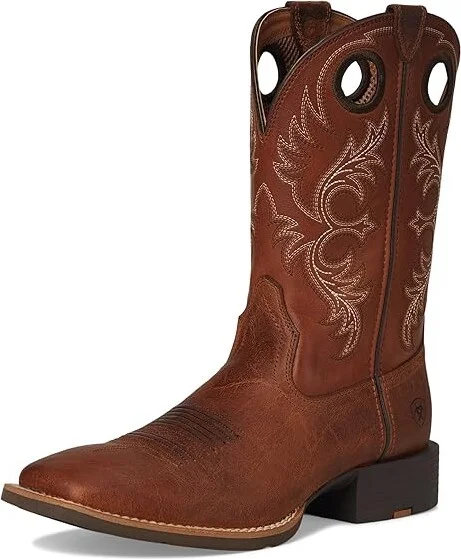 Ariat Sport Rodeo Cowboy Boots Aged Tan Elephant Print : 11 M, Leather - Image 5