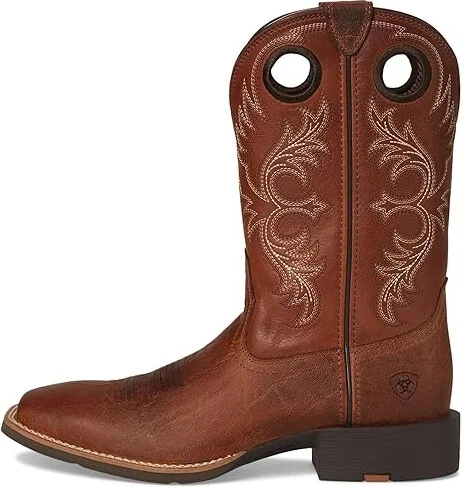 Ariat Sport Rodeo Cowboy Boots Aged Tan Elephant Print : 11 M, Leather - Image 6