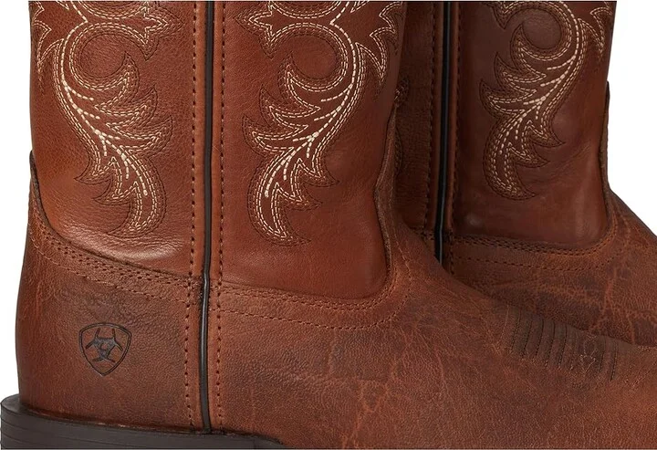 Ariat Sport Rodeo Cowboy Boots Aged Tan Elephant Print : 11 M, Leather - Image 7