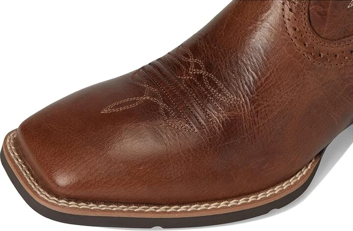 Ariat Sport Western Wide Square Toe Cowboy Boot Men's Shoes Dark Tan : 10 M, Leather - Image 2