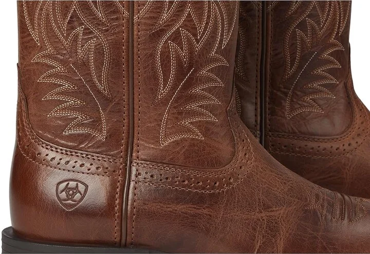 Ariat Sport Western Wide Square Toe Cowboy Boot Men's Shoes Dark Tan : 10 M, Leather - Image 7
