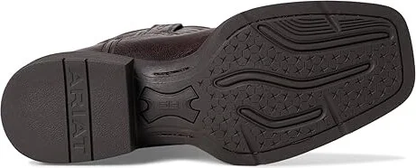 Ariat Sport Wide Square Toe Cowboy Boots Burnished Chocolate : 10 W, Leather - Image 3