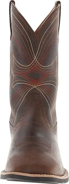 Ariat Sport Wide Square Toe Cowboy Boots Distressed Brown : 7 D - Medium, Leather - Image 6