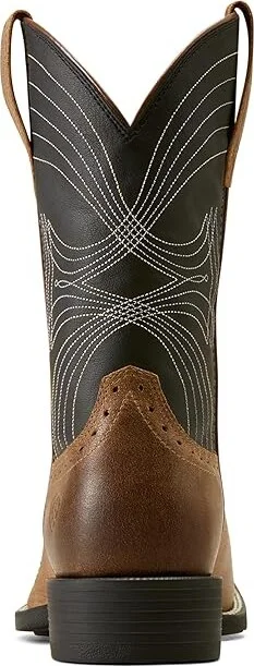 Ariat Sport Wide Square Toe Western Boots Men's Shoes Barley Brown : 7 D - Medium, Leather - Image 3