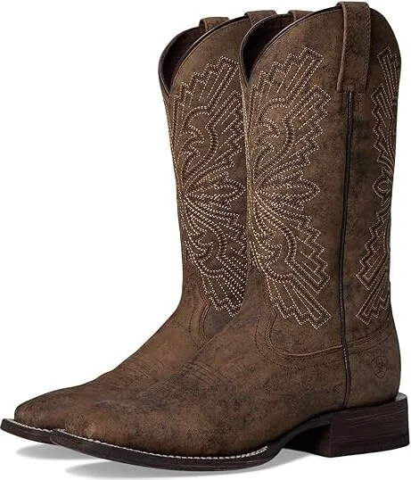 Ariat Sting Cowboy Boots Dark Tan : 11.5 D - Medium, Leather