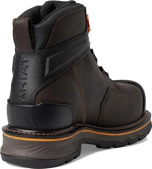 Ariat Stump Jumper 6 BOA Waterproof Composite Toe Work Boot Cowboy Boots Iron Coffee : 10 EE - Wide, Leather/Rubber - Image 4